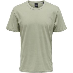Recht T-shirt met ronde hals Mart ONLY & SONS. Katoen materiaal. Maten XS. Groen kleur