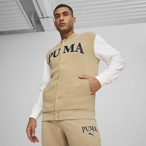 Sweater met knoopsluiting Squad PUMA. Katoen materiaal. Maten M. Kastanje kleur