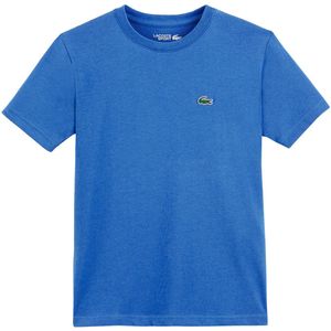 T-shirt met korte mouwen LACOSTE. Katoen materiaal. Maten 16 jaar - 174 cm. Blauw kleur