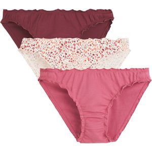 Set van 3 bloomer slips in rekbaar katoen LA REDOUTE COLLECTIONS. Katoen materiaal. Maten 38/40 FR - 36/38 EU. Andere kleur