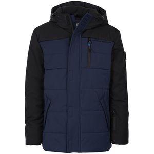 Parka met kap PETROL INDUSTRIES. Polyamide materiaal. Maten 10 jaar - 138 cm. Blauw kleur