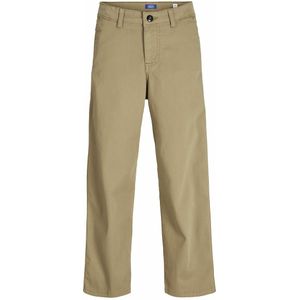 Timmermansbroek JACK & JONES JUNIOR. Katoen materiaal. Maten 14 jaar - 162 cm. Beige kleur