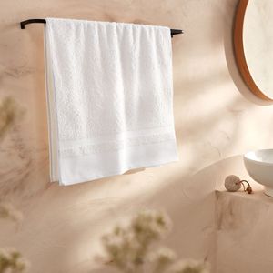 Handdoek in Egyptisch katoen, Kheops LA REDOUTE INTERIEURS.  materiaal. Maten 50 x 100 cm. Wit kleur