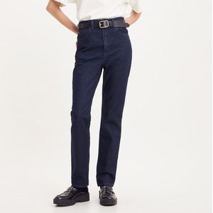 Jeans 70's High Straight LEVI’S WELLTHREAD. Denim materiaal. Maten Maat 25 (US) - Lengte 31. Blauw kleur