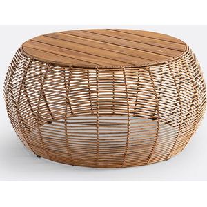 LA REDOUTE INTERIEURS - Madalina - Ronde Salontafel - Kastanje - Hars en Acacia