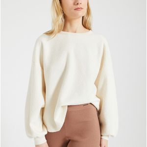 Sweater met ronde hals en lange mouwen BOBYPARK AMERICAN VINTAGE. Katoen materiaal. Maten XS/S. Beige kleur
