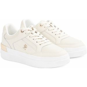 Sneakers court Feminine TOMMY HILFIGER. Leer materiaal. Maten 40. Beige kleur