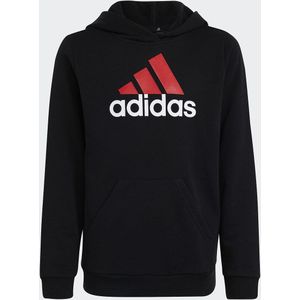 Hoodie ADIDAS SPORTSWEAR. Katoen materiaal. Maten 9/10 jaar - 132/138 cm. Zwart kleur