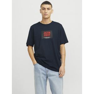 T-shirt met ronde hals en print JACK & JONES. Katoen materiaal. Maten XL. Blauw kleur
