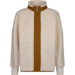 Dik vest met schapenvacht effect CONVERSE. Polyester materiaal. Maten 8/10 jaar - 126/138 cm. Wit kleur