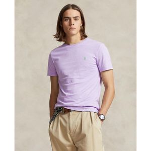 T-shirt custom slim POLO RALPH LAUREN. Katoen materiaal. Maten XL. Roze kleur