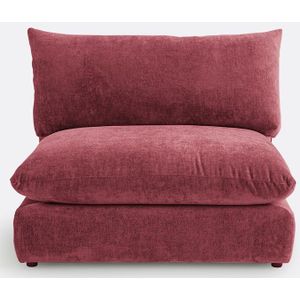 Modulaire zetel, getextureerd fluweel, Malo LA REDOUTE INTERIEURS. Getextureerd fluweel materiaal. Maten 1-zit. Roze kleur