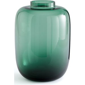 Vaas in gekleurd glas, Agata AM.PM. Glas materiaal. Maten één maat. Groen kleur