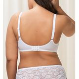 BH zonder beugels Amourette 300 TRIUMPH. Polyamide materiaal. Maten 100B FR - 85B EU. Wit kleur