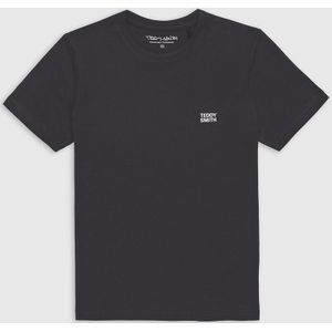 T-shirt met korte mouwen TEDDY SMITH. Katoen materiaal. Maten 14 jaar - 162 cm. Blauw kleur