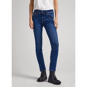 Jeans Slim Brookes PEPE JEANS. Denim materiaal. Maten Maat 26 (US) - Lengte 32. Blauw kleur