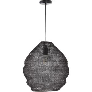 Hanglamp in ijzergaas Ø40 cm, Mita LA REDOUTE INTERIEURS. Metaal materiaal. Maten één maat. Zwart kleur