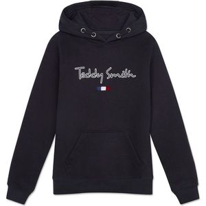 Hoodie TEDDY SMITH. Katoen materiaal. Maten 10 jaar - 138 cm. Blauw kleur