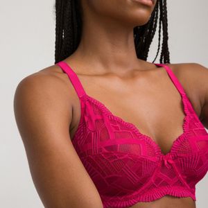 Minimizer BH in kant, Rosalba LA REDOUTE COLLECTIONS. Kant materiaal. Maten 120E FR - 105E EU. Roze kleur