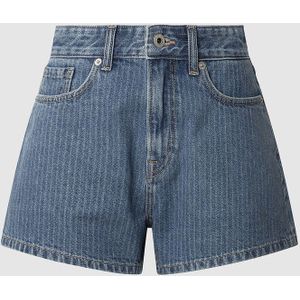 Jeansshort, hoge taille PEPE JEANS. Katoen materiaal. Maten 29 US - 36/38 EU. Blauw kleur