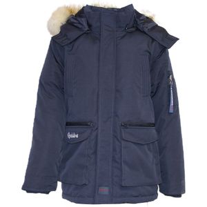 Parka met kap REDSKINS. Polyester materiaal. Maten 10 jaar - 138 cm. Blauw kleur