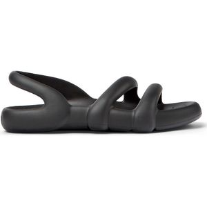 Platte sandalen Kobarah CAMPER. Rubber materiaal. Maten 39. Zwart kleur