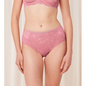 Hoge slip Amourette Charm TRIUMPH. Polyamide materiaal. Maten 38 FR - 36 EU. Roze kleur