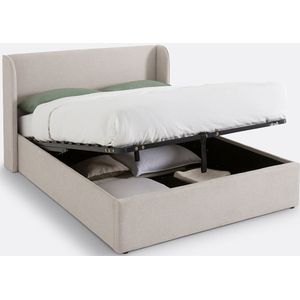 Nasik - Kofferbed - Beige - Stofmateriaal