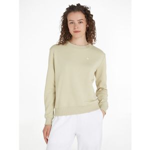 Sweater met ronde hals en lange mouwen CALVIN KLEIN JEANS. Katoen materiaal. Maten S. Groen kleur