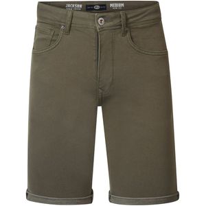 Slim jeansshort PETROL INDUSTRIES. Katoen materiaal. Maten M. Groen kleur