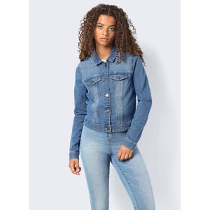 Jeans jacket met knoopsluiting NOISY MAY. Katoen materiaal. Maten S. Blauw kleur