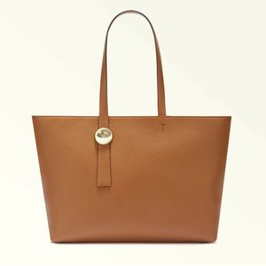 Tote bag tas maat L SFERA FURLA. Leer materiaal. Maten één maat. Kastanje kleur