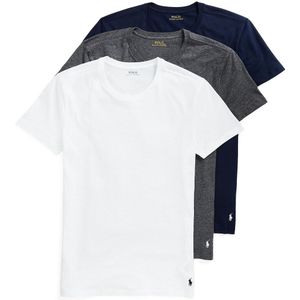 Set van 3 T-shirts met ronde hals POLO RALPH LAUREN. Katoen materiaal. Maten XXL. Blauw kleur