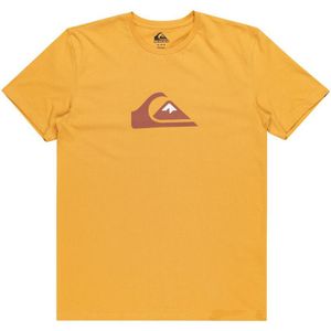 T-shirt met korte mouwen en gecentreerd logo QUIKSILVER. Katoen materiaal. Maten M. Geel kleur