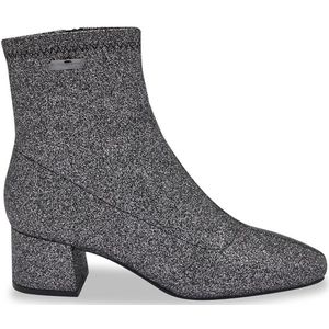 Bottines Danita LES TROPEZIENNES PAR M BELARBI. Leer materiaal. Maten 38. Zilver kleur