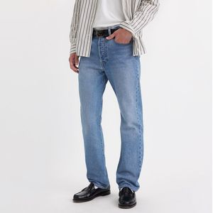 Rechte jeans 501® LEVI'S. Katoen materiaal. Maten Maat 31 (US) - Lengte 30. Blauw kleur