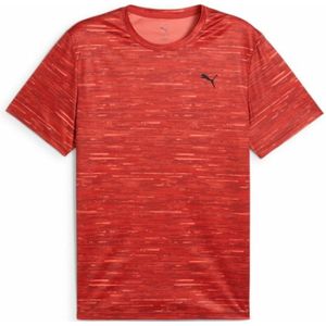 T-shirt met ronde hals en korte mouwen PUMA. Polyester materiaal. Maten S. Rood kleur