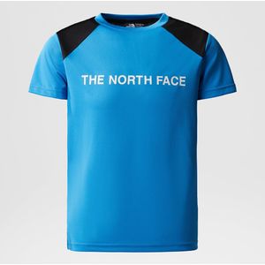 T-shirt met korte mouwen THE NORTH FACE. Katoen materiaal. Maten 7/8 jaar - 120/126 cm. Blauw kleur