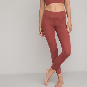 Legging yoga, microvezel LA REDOUTE COLLECTIONS. Microvezel materiaal. Maten M. Kastanje kleur