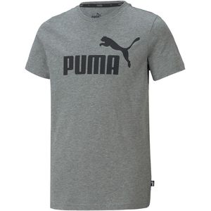 T-shirt met korte mouwen PUMA. Katoen materiaal. Maten 8 jaar - 126 cm. Grijs kleur