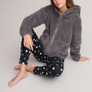 Warme pyjama eenhoorn en kat LA REDOUTE COLLECTIONS. Katoen materiaal. Maten 16 jaar - 162 cm. Grijs kleur