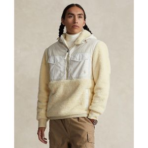 Hoodie in fleece, om zo aan te trekken POLO RALPH LAUREN. Polyester materiaal. Maten M. Beige kleur