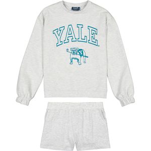 Pyjama 10-16 jaar YALE. Katoen materiaal. Maten 10 jaar - 138 cm. Grijs kleur