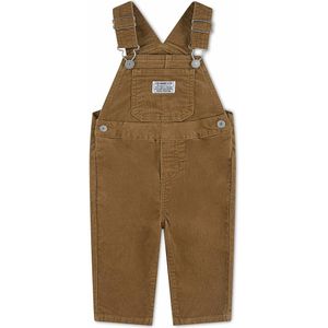 Salopette in fluweel LEVI'S KIDS. Katoen materiaal. Maten 2 jaar - 86 cm. Kastanje kleur