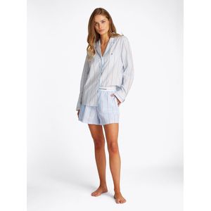 Pyjamashort in katoen TH Essentials TOMMY HILFIGER. Katoen materiaal. Maten M. Blauw kleur