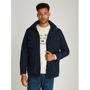 Parka packable TOMMY HILFIGER. Polyester materiaal. Maten S. Blauw kleur