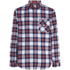 Geruit hemd in flanel TOMMY JEANS. Polyester materiaal. Maten M. Andere kleur