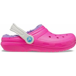 Klompen Classic gevoerd T CROCS. Synthetisch materiaal. Maten 25/26. Roze kleur