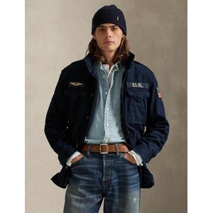 Iconische jas Field POLO RALPH LAUREN. Katoen materiaal. Maten L. Blauw kleur
