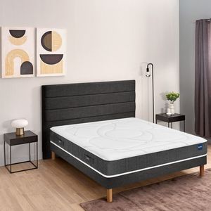 Matras in Recovery BULTEX® schuim, 24 cm BULTEX.  materiaal. Maten 120 x 190 cm. Wit kleur